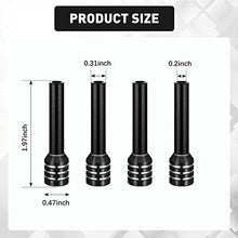 Load image into Gallery viewer, Frienda 8 Pieces Car Door Lock Knobs Aluminum Alloy Interior Door Lock Knob 1.97 x 0.31 x 0.31 Inch Door Lock Pull Pin Inner Door Lock Pin for Car Truck Automobile (Stripe Style)
