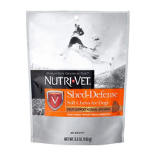 Load image into Gallery viewer, Nutri-Vet Shed Defense Soft Chews for Dogs | Supports Normal Shedding and Healthy Coat | 60 Soft Chews
