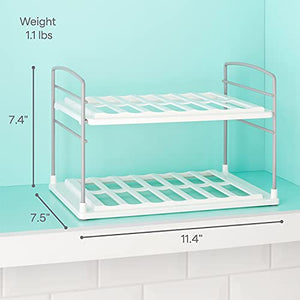 YouCopia UpSpace Water Bottle Organizer, 2-Shelf, White