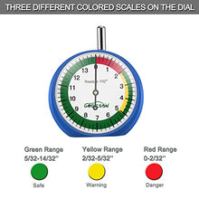 Load image into Gallery viewer, GODESON Tire Tread Depth Gauge with Dial Type Tire Tread Gauge
