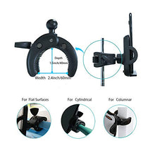 Load image into Gallery viewer, UEVERHI Adjustable Golf Cell Phone Holder Clip, Record Golf Swing Training |Works with Golf Cart or Push Cart,Golf Club,Flag Pole
