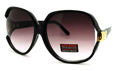 Load image into Gallery viewer, AStyles - Big Huge Oversized Vintage Style Sunglasses Retro Women Celebrity Fashion (Oversized Black)
