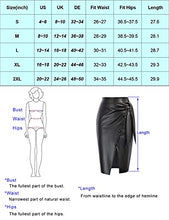 Load image into Gallery viewer, LIUMILAC Women Boho Wrap Front Tie Knot Skirt Stretchy High Waist Solid Pencil Skirt Gray
