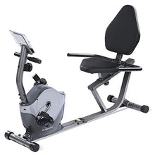 Load image into Gallery viewer, MaxKare Recumbent Exercise Bike Indoor Cycling Stationary Bike with Adjustable Seat and Resistance, Pulse Monitor/Phone Holder (Seat Height Adjustment by Knob)
