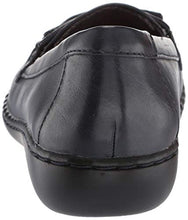Load image into Gallery viewer, Clarks womens Ashland Lily Loafer, Navy Leather, 8.5 US

