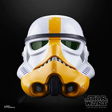 Load image into Gallery viewer, STAR WARS The Black Series The Mandalorian Artillery Stormtrooper Premium Electronic Helmet, Roleplay Collectible, Ages 14 and Up
