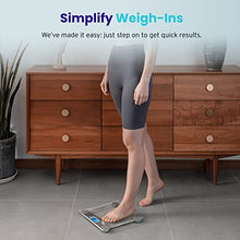 Load image into Gallery viewer, Etekcity Digital Body Weight Bathroom Scale, Large Blue LCD Backlight Display, High Precision Measurements,6mm Tempered Glass, 400 Pounds
