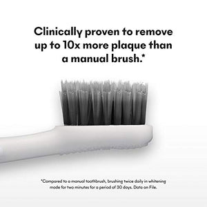 BURST Electric Toothbrush with Charcoal Sonic Toothbrush Head, White