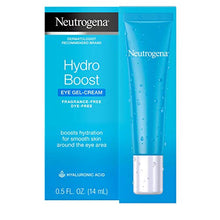 Load image into Gallery viewer, Neutrogena Hydro Boost Hydrating Gel Eye Cream with Hyaluronic Acid, Dermatologist Recommended Water Gel Under-Eye Cream, Oil-, Dye- &amp; Fragrance Free, 0.5 fl. oz
