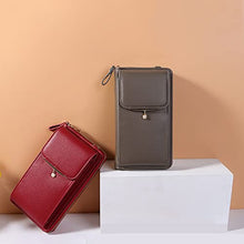 Load image into Gallery viewer, MIAODAM Fashionable Women'S Mobile Phone Bag, Solid Color Vertical All-Match Mini Bag, Ladies Diagonal One-Shoulder Coin Purse (A)
