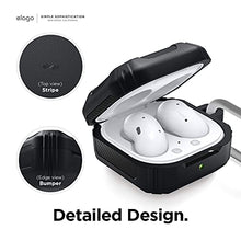 Load image into Gallery viewer, elago Armor Case Compatible with Samsung Galaxy Buds 2 Case (2021) / Galaxy Buds Pro Case (2021) / Galaxy Buds Live Case (2020) [US Patent Registered] [Black]
