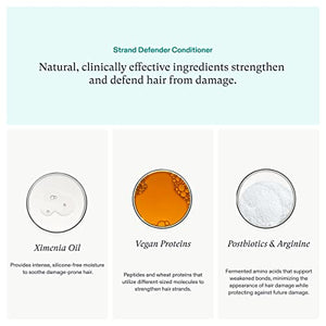 Nutrafol Clinically Effective Root Purifier Scalp Shampoo and Strand Defender Conditioner to Deeply Cleanse and Defend Hair From Damage