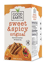 Load image into Gallery viewer, Good Earth Herbal &amp; Black Tea, Sweet &amp; Spicy, 18 Count Tea Bags (Pack of 6) (Packaging May Vary)
