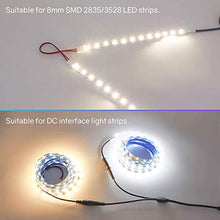 Load image into Gallery viewer, HitLights Light Strip Connector Kit with Warm White LED Light Strip, 2 Pin 8mm LED Connector Kit, 2835 Warm Color Light Strip

