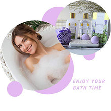 Load image into Gallery viewer, Spa Luxetique Spa Gift Baskets for Women, Lavender Bath Gift Basket, Bath Gifts for Women, Luxury 10 Pcs Home Bath Set Includes Bath Bombs, Body Lotion, Bubble Bath. Best Gift Set for Women or Men.
