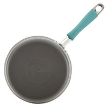 Load image into Gallery viewer, Rachael Ray Cucina Hard Anodized Nonstick Sauce Pan/Saucepan with Lid, 3 Quart, Blue
