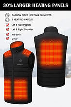 Load image into Gallery viewer, Venustas Men's Heated Vest with Battery Pack 7.4V, Heated hunting vest
