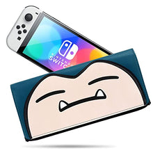 Load image into Gallery viewer, FUNLAB Switch Case for Nintendo Switch/Switch OLED,Cute Leather Travel Carrying Clutch with Game Holder for Pokemon Fans

