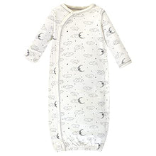 Load image into Gallery viewer, Touched by Nature Baby Organic Cotton Kimono Gowns, Mr. Moon, Preemie
