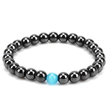 Load image into Gallery viewer, Magnetic Healing Bracelet Hematite Bead Opal Bangle Arthritis Pain Relief Weight Loss Women Men
