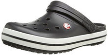 Load image into Gallery viewer, Crocs unisex-adult Crocband Clog | Comfortable Slip On Casual Water Shoe Black Men's 10, Women's 12 Medium
