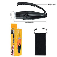 Load image into Gallery viewer, Yukee Electronic Whistles with Lanyard, 3 Tones 120-150DB Coach Referee Whistle, Electric Emergency Lifeguard Whistles for Camping Hiking Kids Safety Whistle

