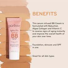 Load image into Gallery viewer, purlisse Ageless Glow Serum BB Cream SPF 40 : Clean &amp; Cruelty-Free, Full &amp; Flawless Coverage, Hydrates with Collagen | Light Medium 1.4oz
