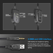 Load image into Gallery viewer, ONIKUMA Gaming Headset - Updated K8 Headset Gaming for PS4 New Xbox One, Stereo Over-Ear Headphones &amp; Noise-canceling Microphone with Mic for PC Computer Mac Laptop Nintendo Switch Games (Red)

