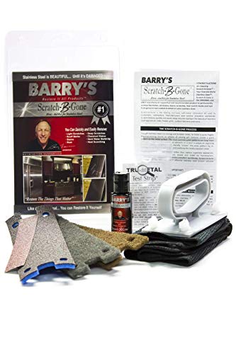 Load image into Gallery viewer, Barry's Restore It All Products - Scratch-B-Gone Homeowner Kit | The #1 selling kit used to remove scratches, rust, discoloration and more from non-coated Stainless Steel!