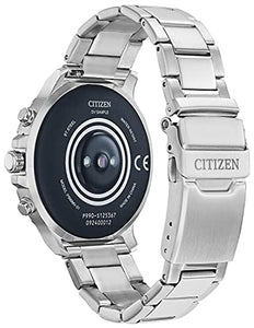 Citizen CZ Smart Touchscreen Smartwatch, Heartrate, GPS, Speaker, Bluetooth, Notifications, iPhone and Android Compatible, Powered by Google Wear OS
