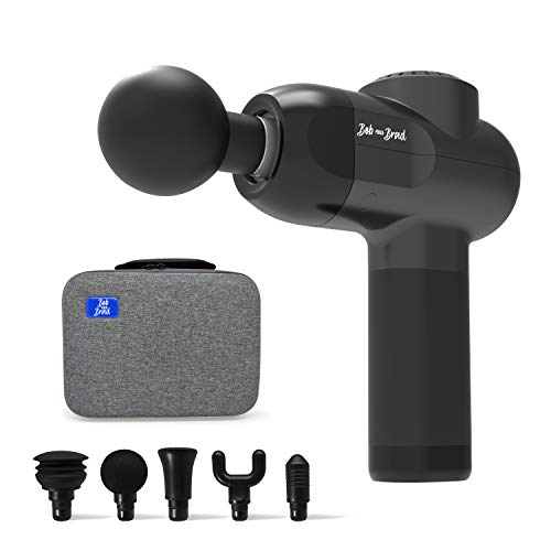 Massage Gun, Bob and Brad Deep Tissue Percussion Massager Gun, Muscle Massager with 5 Speeds and 5 Heads, Handheld Massager for Home Gym Office Workout Recovery Pain Soreness Relief