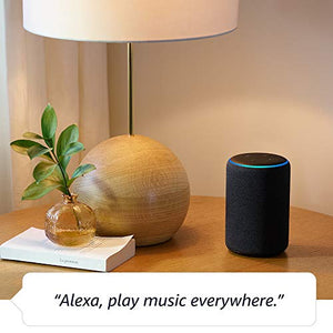Echo Plus (2nd Gen) - Premium sound with built-in smart home hub - Heather Gray