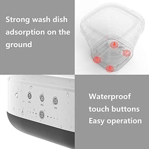 Portable Washing Machine Foldable Bucket Washer with Spin Dry and Drainage Pipe(110V/240V, US Plug)