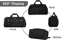 Load image into Gallery viewer, Gym Bag for Men,SIYUAN Sports Travel Duffel Womens Durable Athletic Workout Fitness Bag 32L 15 Inches Black,Small for Thanksgiving Day

