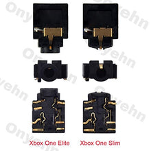 Load image into Gallery viewer, Onyehn 4Pcs Replacement Headphone Jack Plug Port 3.5mm Headset Connector Port Socket for Xbox ONE S Wireless Controller Model 1708 Replacement (4 Pack)

