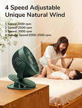 Load image into Gallery viewer, JISULIFE Neck Fan 4000 mAh Hands Free Bladeless Fan+ Stroller Fan Clip on Desk Fan 4000 mAh Rechargeable for Indoor Outdoor
