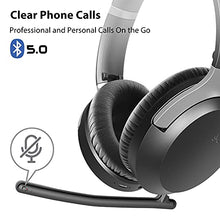 Load image into Gallery viewer, Avantree Aria Pro aptX-HD Bluetooth 5.0 Active Noise Cancelling Headphones with Boom Microphone for Music &amp; Calls, SSD Option, Low Latency Over Ear Wireless &amp; Wired Headset for Phone Computer Laptop
