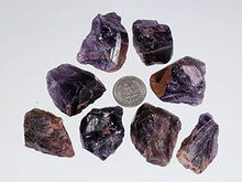Load image into Gallery viewer, 2pc Set Super 7 Raw Natural Crystals Aka: Amethyst w/Cacoxenite Medium Healing Gemstone Specimens from Brazil
