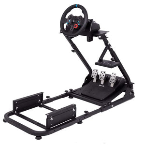 Hottoby Racing Simulator Cockpit Stand All for Fanatec/Thrustmaster/Logitech G25/G29/G920/G923 Support to PC/Xbox One/PC Gaming Simracing