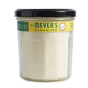 Mrs. Meyer's Clean Day Scented Soy Aromatherapy Candle, 35 Hour Burn Time, Made with Soy Wax, Honeysuckle, 7.2 oz