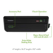 Load image into Gallery viewer, FoodSaver FM2000 Vacuum Sealer Machine with Starter Bags &amp; Rolls | Safety Certified | Black - FM2000-FFP
