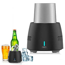 Load image into Gallery viewer, Portable Cooling Cup, Electric Cooler Smart Device Fast-freezing Mini Mobile Refrigerator Cools For Beverage Wine Beer Cola Birthday Present,A
