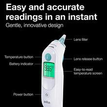 Load image into Gallery viewer, Braun ThermoScan 6, IRT6515 – Digital Ear Thermometer for Adults, Babies, Toddlers and Kids – Fast, Gentle, and Accurate with Color Coded Results
