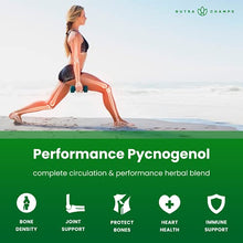 Load image into Gallery viewer, Pycnogenol Pine Bark - Premium Supplement with 200mg Herbal Complex for Circulation, Blood Flow &amp; Nitric Oxide Production - Superior Absorption &amp; Results with Black Pepper Extract
