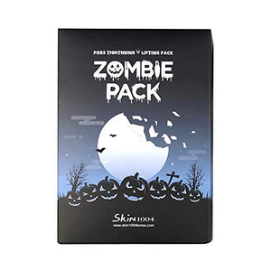 SKIN1004 Zombie Pack - Wash off Face Mask for Aging Skin, Fine Lines Wrinkles, Enlarged Pores, Dryness, Lifting and Hydrating (1 Box (Halloween Edition))