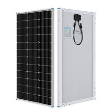 Load image into Gallery viewer, Renogy 12 Volt Solar Panel 100 Watt High-Efficiency Monocrystalline Module PV Charger for RV Battery Boat Caravan and Other Off-Grid Applications, Single, RNG-100D-SS
