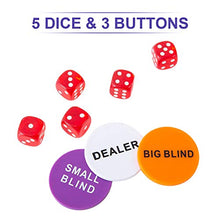 Load image into Gallery viewer, Homwom Casino Poker Chip Set - 300PCS Poker Chips with Aluminum Case, 11.5 Gram Chips for Texas Holdem Blackjack Gambling

