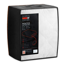 Load image into Gallery viewer, Dual Control Heated Mattress Pad Queen Size | Zone Heating Electric Bed Warmer W/ Auto Shut Off | Fit Up To 15 Inch | 12.5ft Long Cord | Therapeutic &amp; Relieves Sore Muscles/Joints - 60x80 Inch, White
