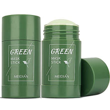 Load image into Gallery viewer, Green Tea Purifying Clay Stick, Face Moisturizer, Oil Control, Deep Clean Pore, for All Skin Types (2 Pack)
