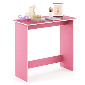 FURINNO Simplistic Study Table, Pink